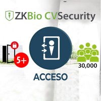      Software de Acceso ZKBio CVSecurity (Licencia para agregar 5 Puertas) ZKSoftware (ZKBioCV-AC-ADDON-P5)